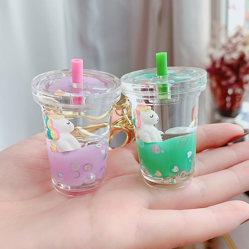 Glitter Quicksand KeyChain