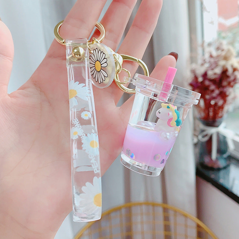 Glitter Quicksand KeyChain