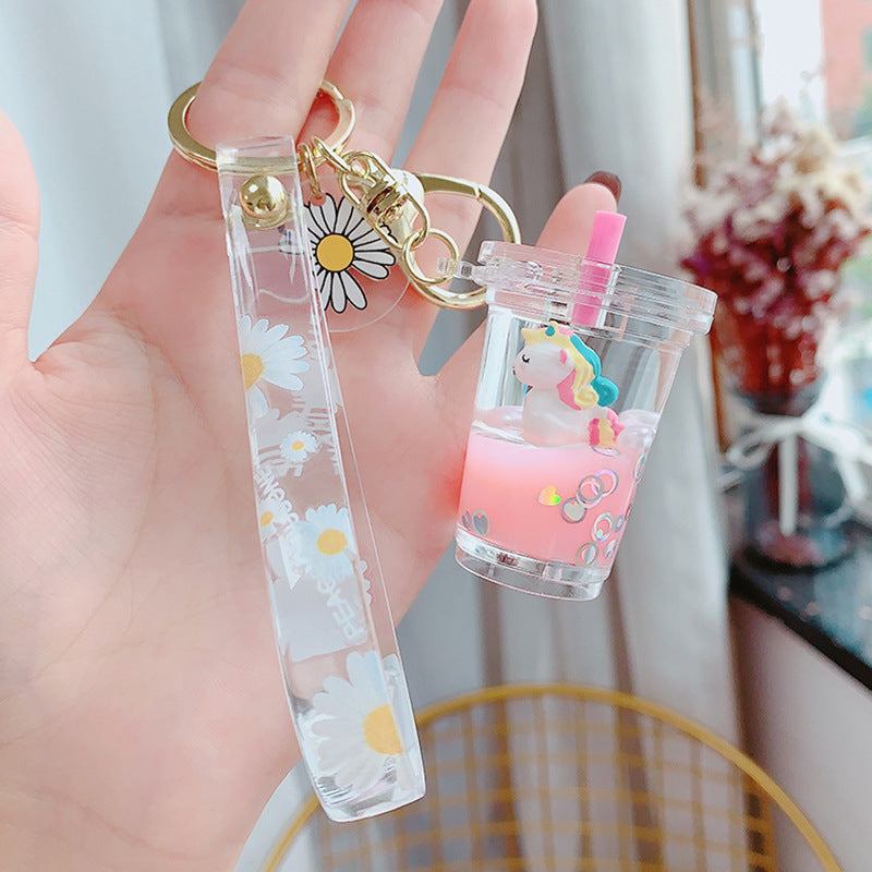 Glitter Quicksand KeyChain