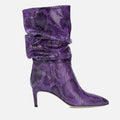 Pointed-Toe Stiletto Sock Ankle Boots