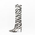 Pointed Toe Knee-High Boots