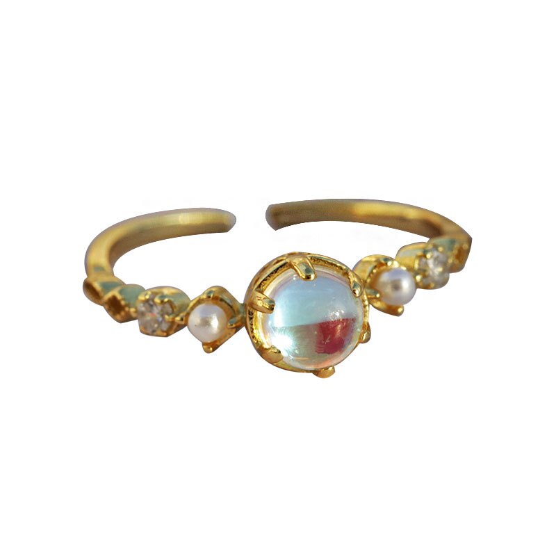 Sterling Silver Moonstone Ring