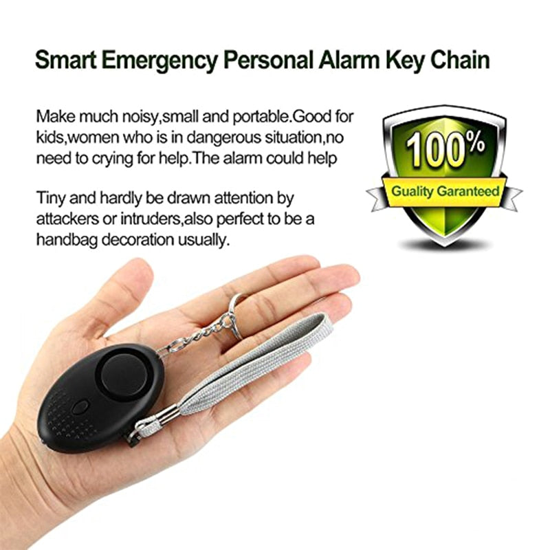 Sapphire 140dB Personal Safety Alarm Keychain