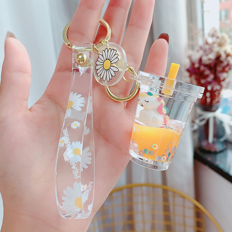 Glitter Quicksand KeyChain