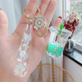 Glitter Quicksand KeyChain