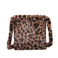 Leopard Plush Shoulder Bag