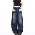 Sapphire Edge Wide-Leg Pants