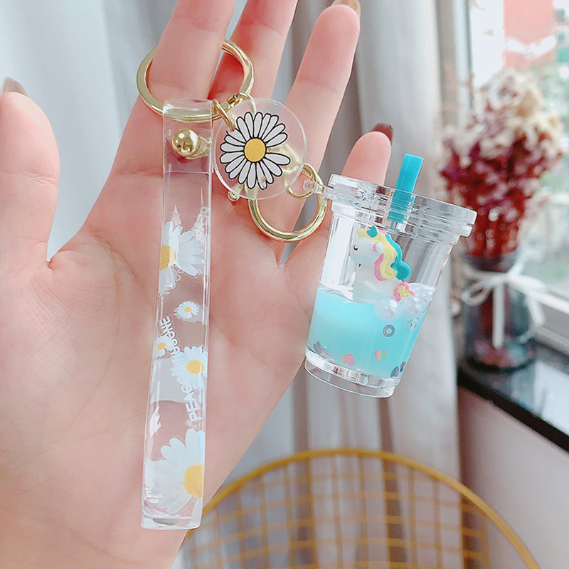 Glitter Quicksand KeyChain