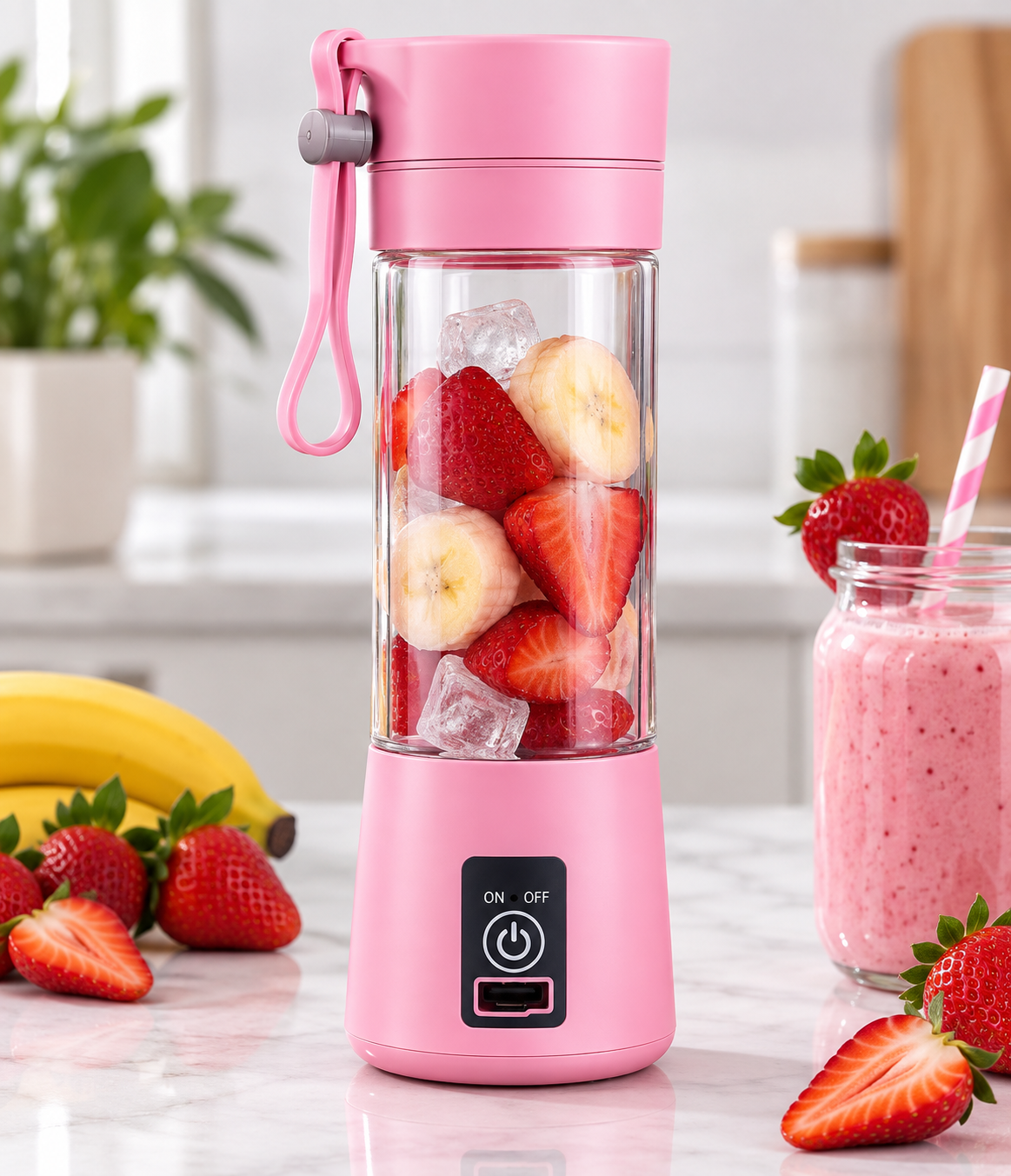 Sapphire Portable USB Rechargeable Mini Blender