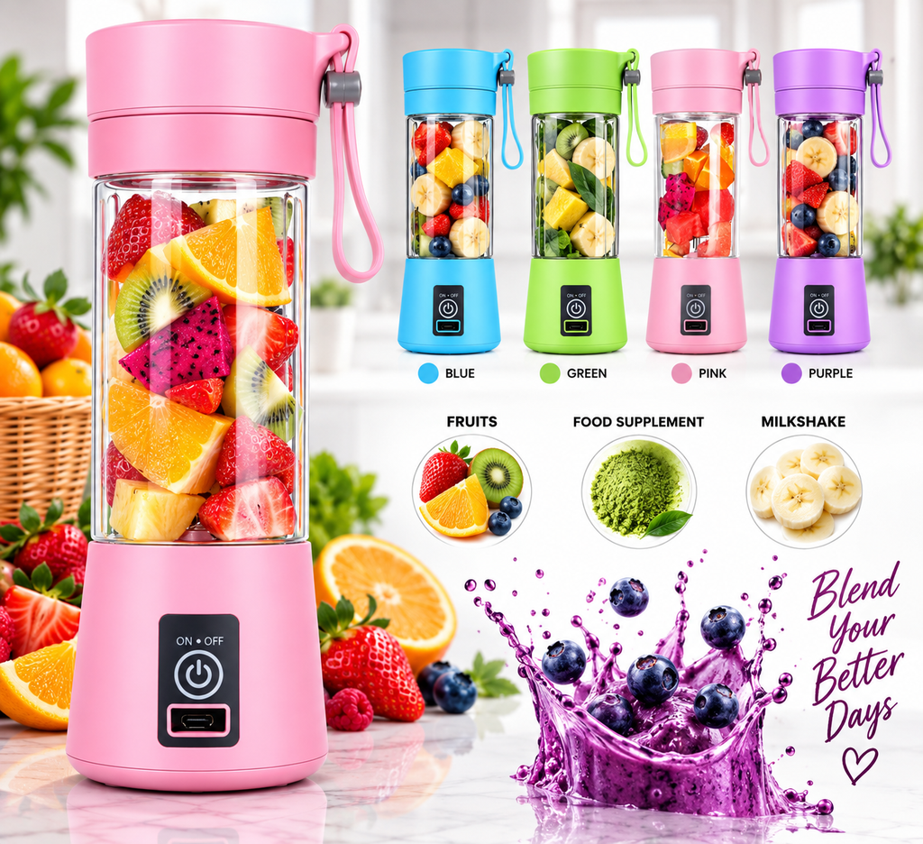 Sapphire Portable USB Rechargeable Mini Blender