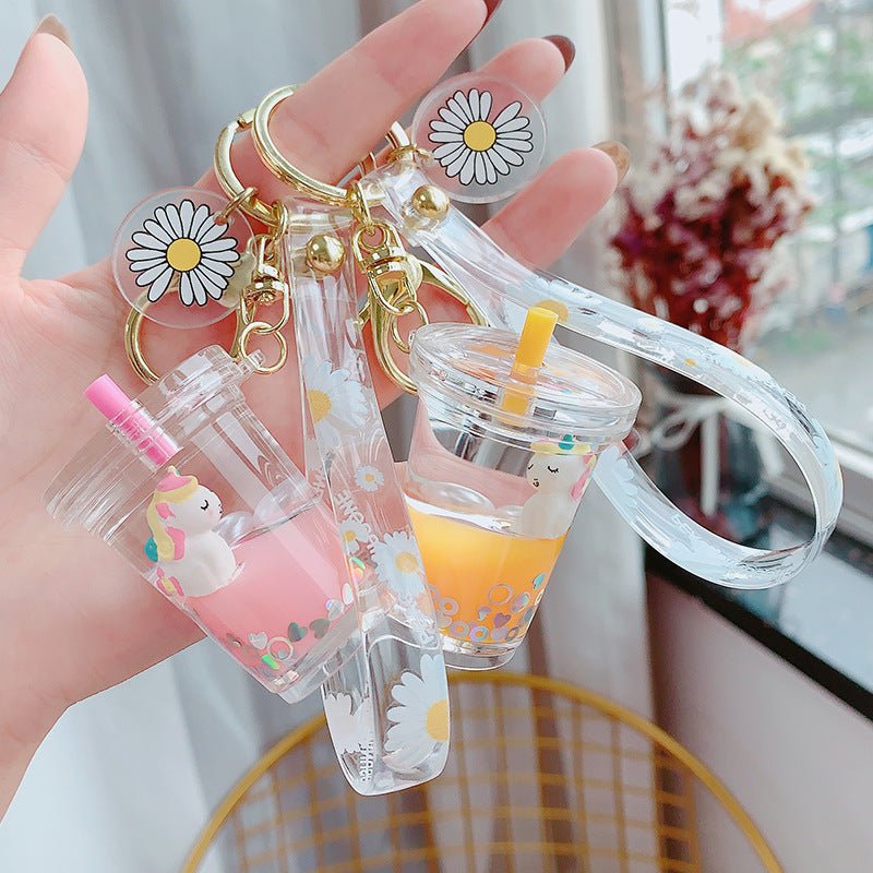 Glitter Quicksand KeyChain