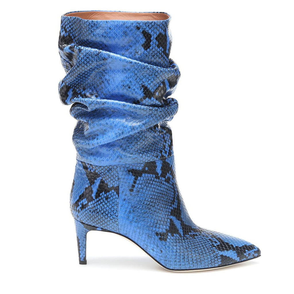 Pointed-Toe Stiletto Sock Ankle Boots